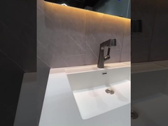 SONSILL-Badezimmer-Eitelkeit mit einzelner Wanne an der Wand befestigte 80*45*50cm