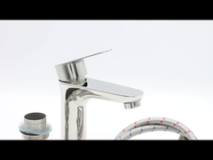 Edelstahl-polierte materielle moderne Küchen-Hahn-Duplex-Art